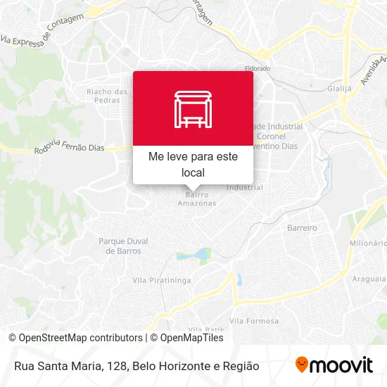 Rua Santa Maria, 128 mapa