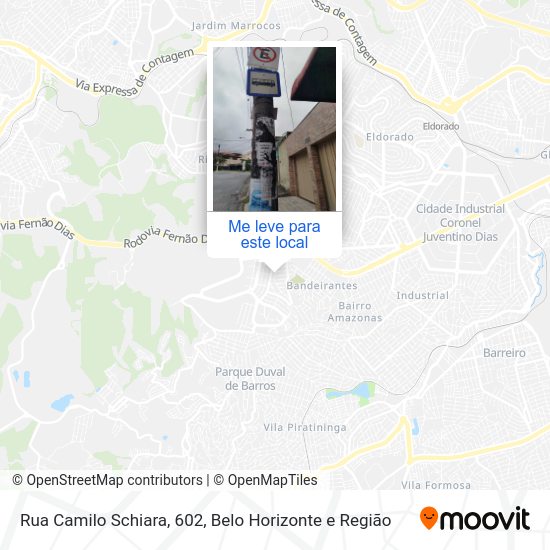 Rua Camilo Schiara, 602 mapa