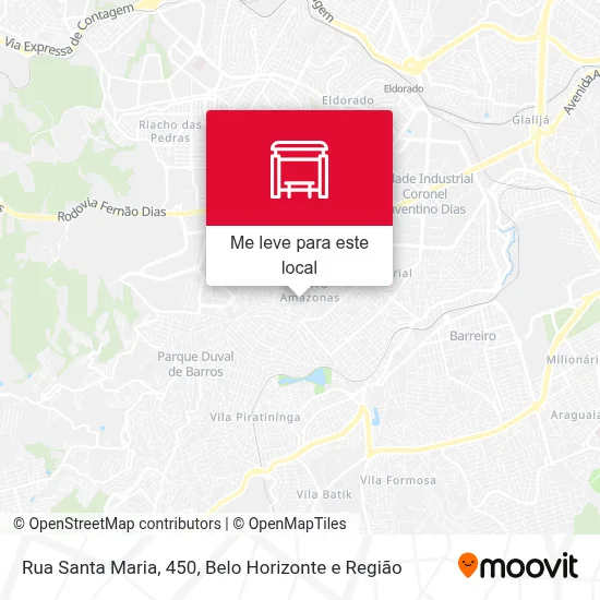Rua Santa Maria, 450 mapa