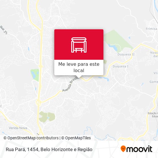 Rua Pará, 1454 mapa