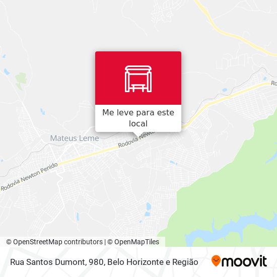 Rua Santos Dumont, 980 mapa