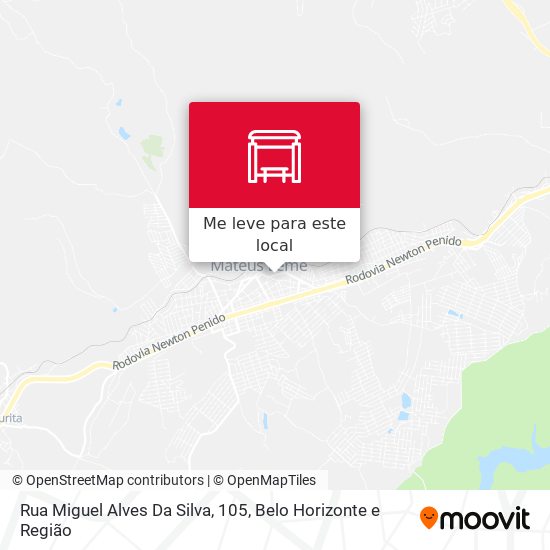 Rua Miguel Alves Da Silva, 105 mapa