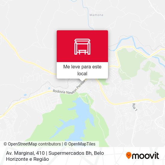 Av. Marginal, 410 | Supermercados Bh mapa
