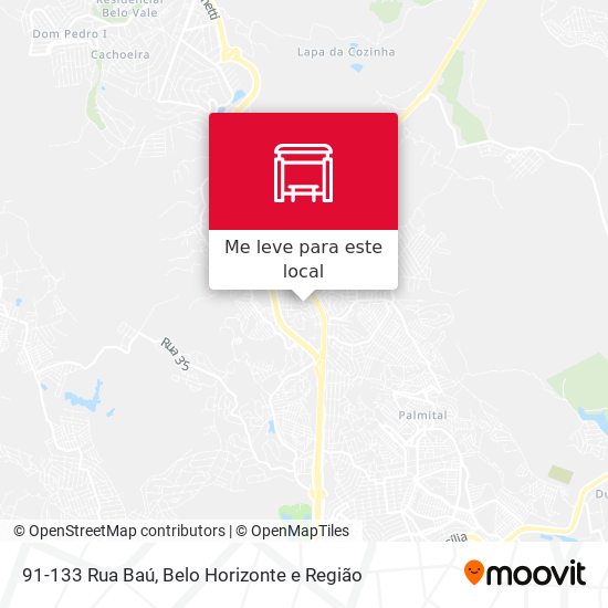 91-133 Rua Baú mapa