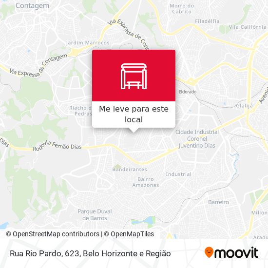Rua Rio Pardo, 623 mapa