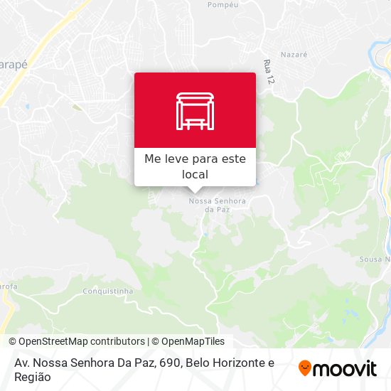 Av. Nossa Senhora Da Paz, 690 mapa