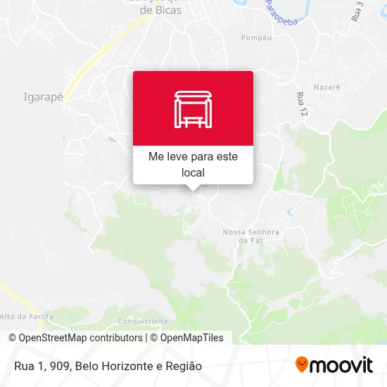 Rua 1, 909 mapa