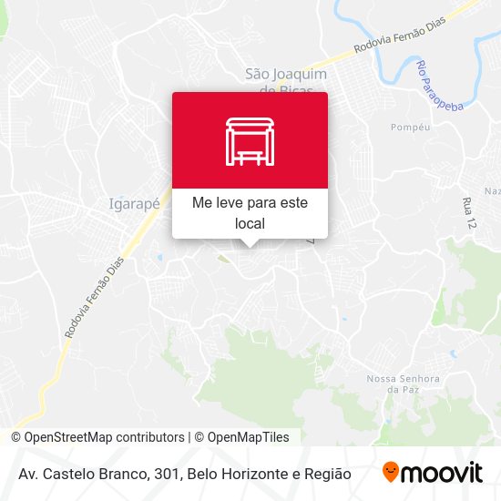 Av. Castelo Branco, 301 mapa