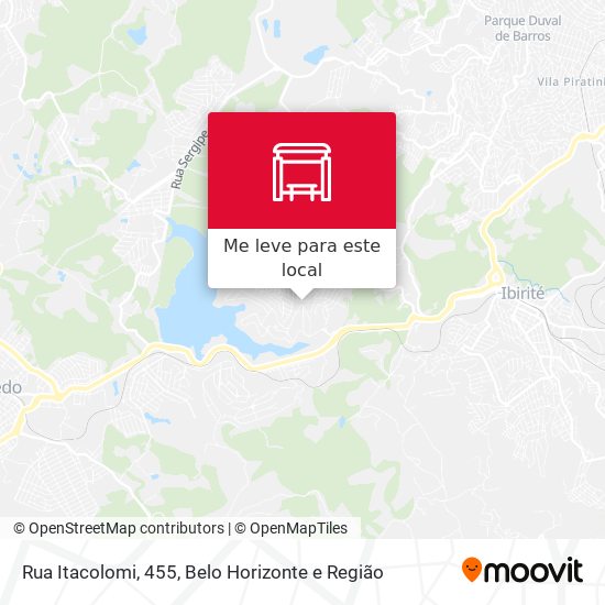 Rua Itacolomi, 455 mapa