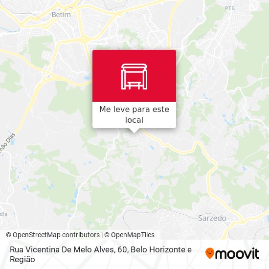 Rua Vicentina De Melo Alves, 60 mapa