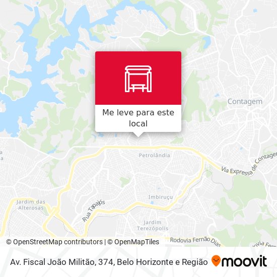Av. Fiscal João Militão, 374 mapa