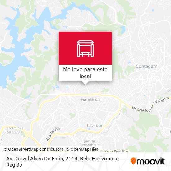 Av. Durval Alves De Faria, 2114 mapa