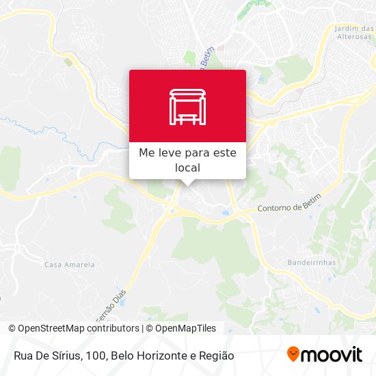 Rua De Sírius, 100 mapa