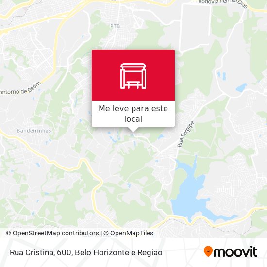 Rua Cristina, 600 mapa