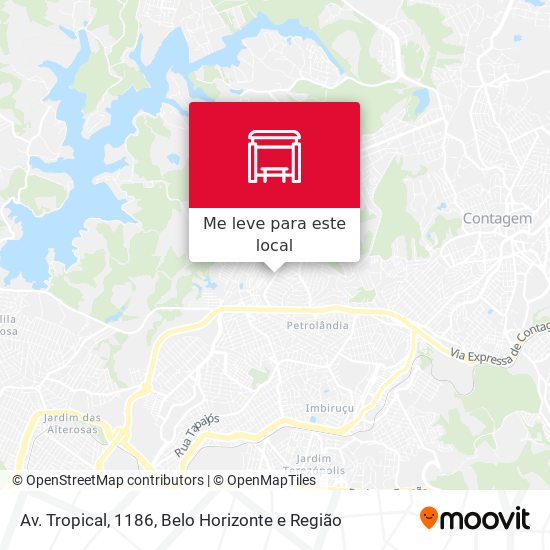 Av. Tropical, 1186 mapa