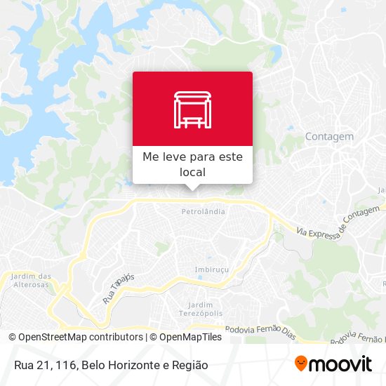 Rua 21, 116 mapa