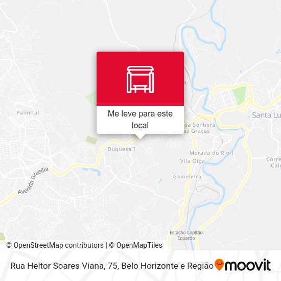 Rua Heitor Soares Viana, 75 mapa