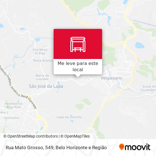 Rua Mato Grosso, 549 mapa
