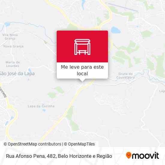 Rua Afonso Pena, 482 mapa
