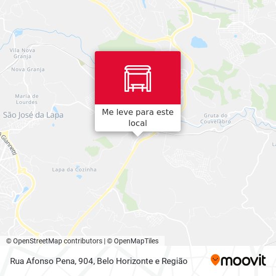 Rua Afonso Pena, 904 mapa