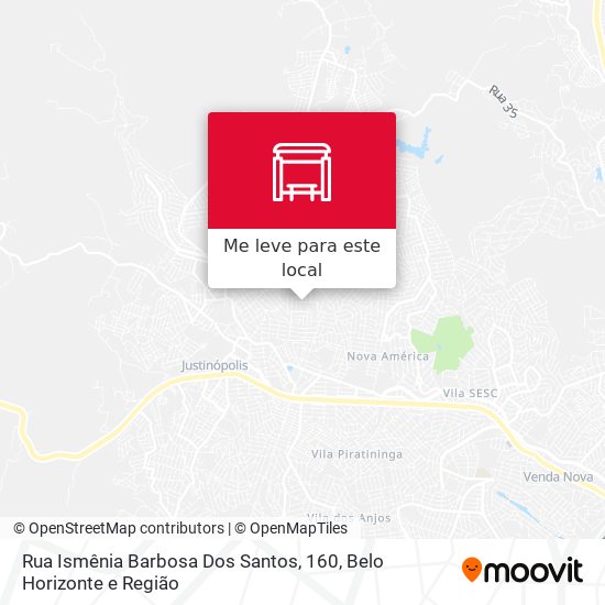 Rua Ismênia Barbosa Dos Santos, 160 mapa