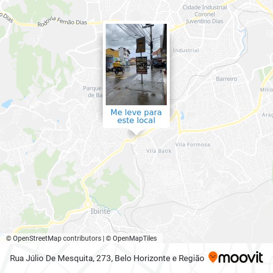 Rua Júlio De Mesquita, 273 mapa