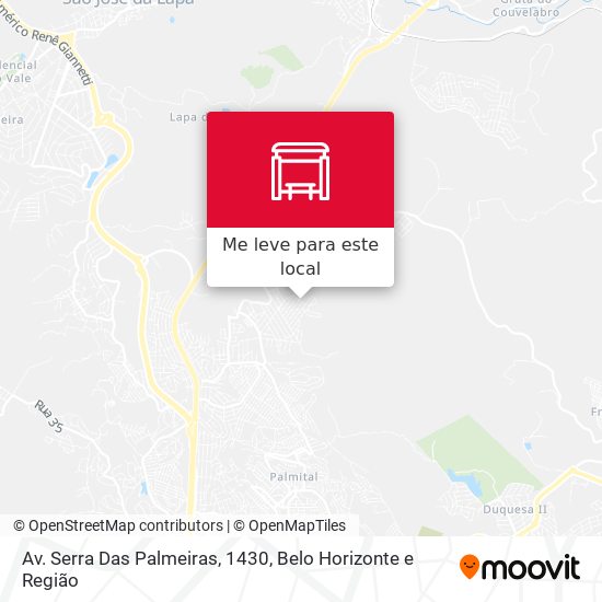 Av. Serra Das Palmeiras, 1430 mapa
