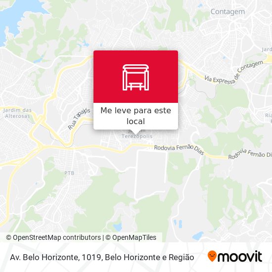 Av. Belo Horizonte, 1019 mapa