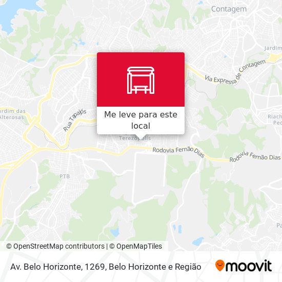 Av. Belo Horizonte, 1269 mapa