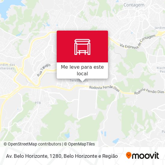 Av. Belo Horizonte, 1280 mapa