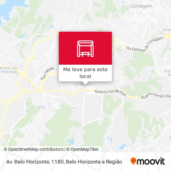 Av. Belo Horizonte, 1180 mapa