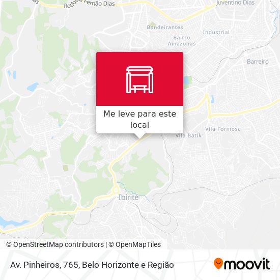 Av. Pinheiros, 765 mapa