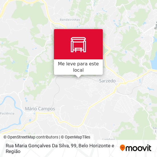Rua Maria Gonçalves Da Silva, 99 mapa