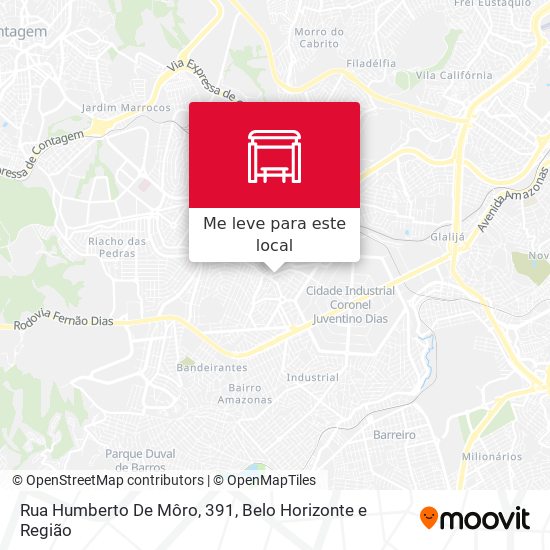 Rua Humberto De Môro, 391 mapa