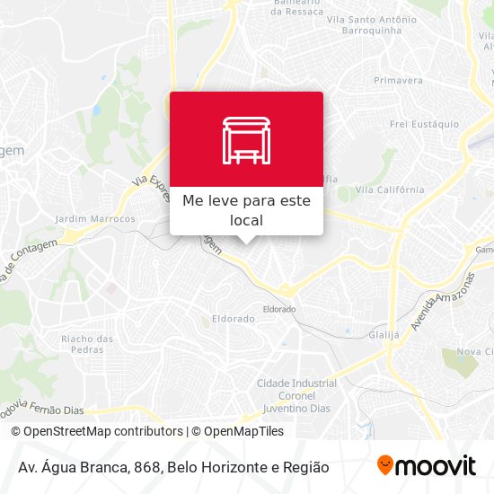 Av. Água Branca, 868 mapa