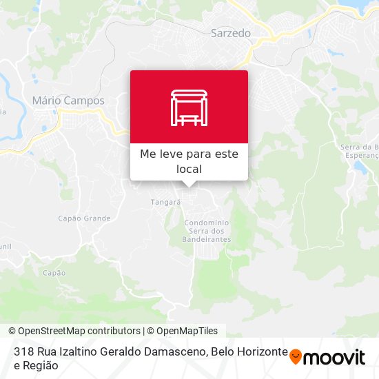 318 Rua Izaltino Geraldo Damasceno mapa