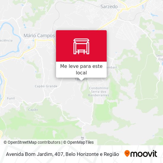 Avenida Bom Jardim, 407 mapa