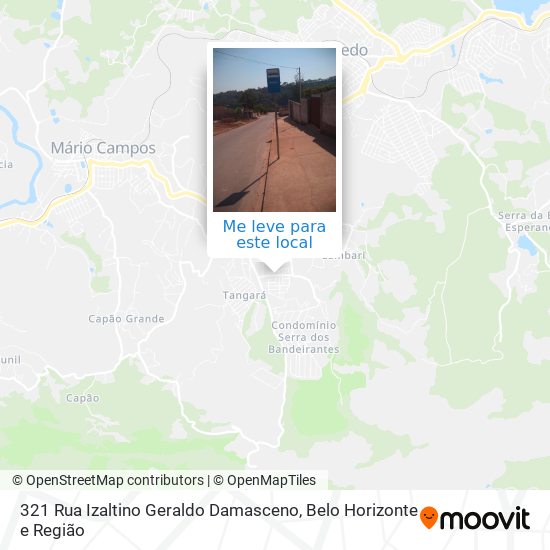 321 Rua Izaltino Geraldo Damasceno mapa