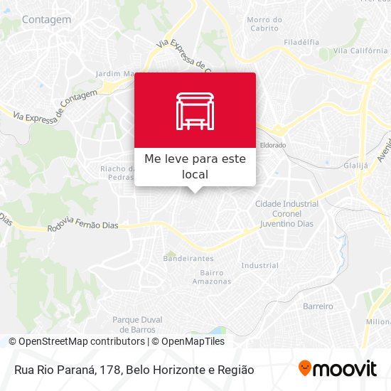Rua Rio Paraná, 178 mapa