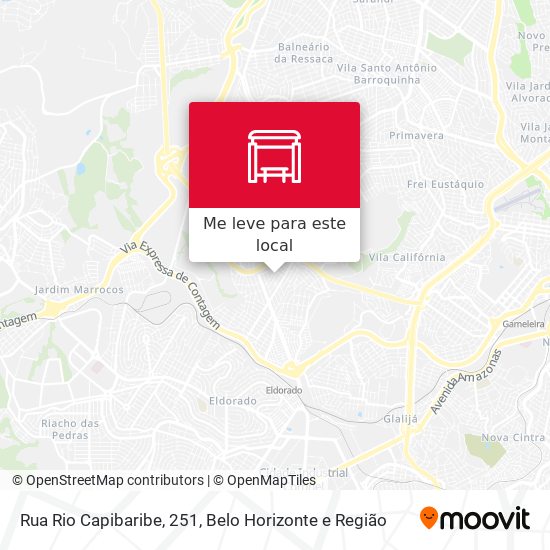 Rua Rio Capibaribe, 251 mapa