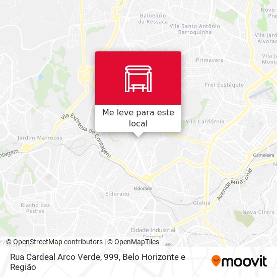 Rua Cardeal Arco Verde, 999 mapa