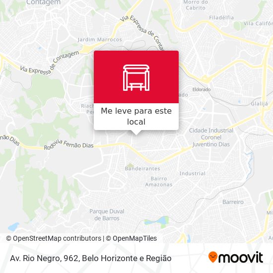 Av. Rio Negro, 962 mapa