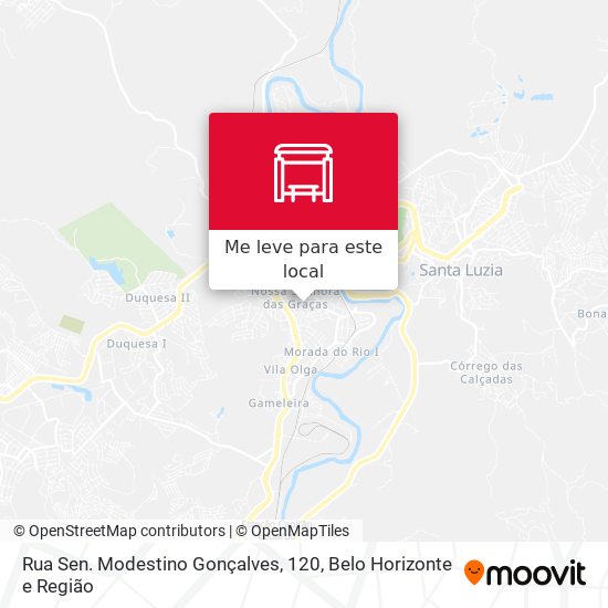 Rua Sen. Modestino Gonçalves, 120 mapa