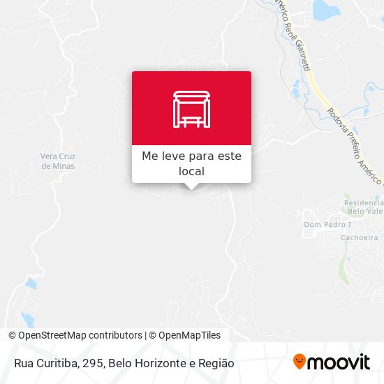 Rua Curitiba, 295 mapa