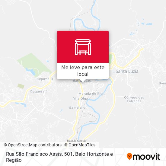 Rua São Francisco Assis, 501 mapa