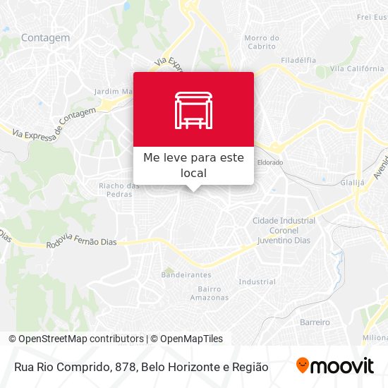 Rua Rio Comprido, 878 mapa