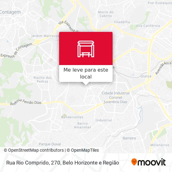 Rua Rio Comprido, 270 mapa