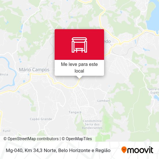 Mg-040, Km 34,3 Norte mapa
