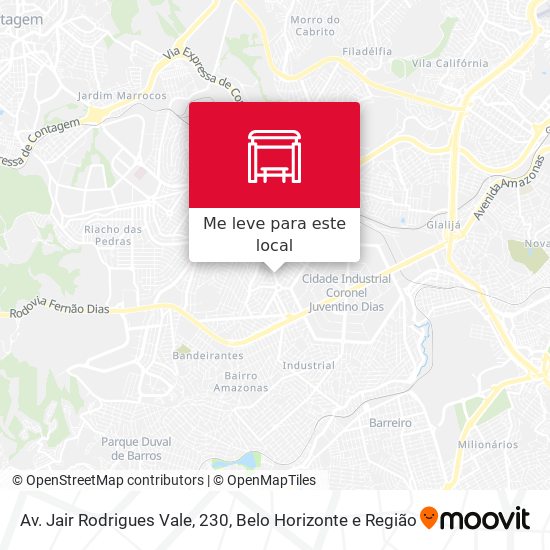 Av. Jair Rodrigues Vale, 230 mapa