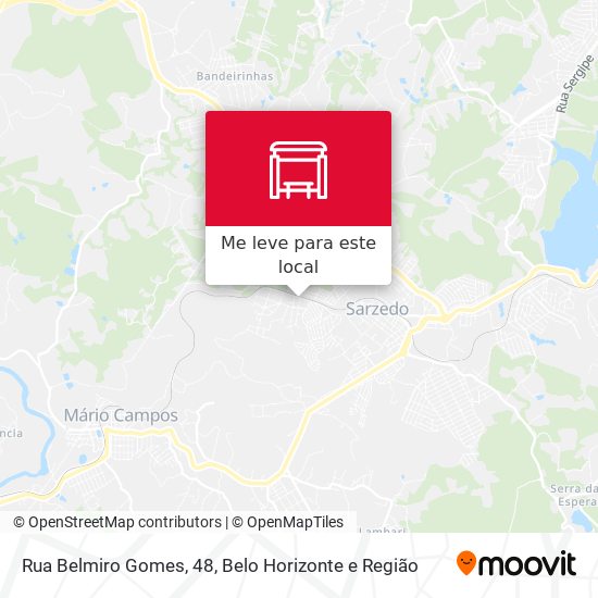 Rua Belmiro Gomes, 48 mapa